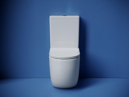 Унитаз-компакт Ceramicanova Metropol CN4001T-B цвет Белый без бачка с сиденьем Микролифт