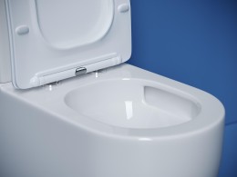 Унитаз-компакт Ceramicanova Metropol CN4001T-B цвет Белый без бачка с сиденьем Микролифт