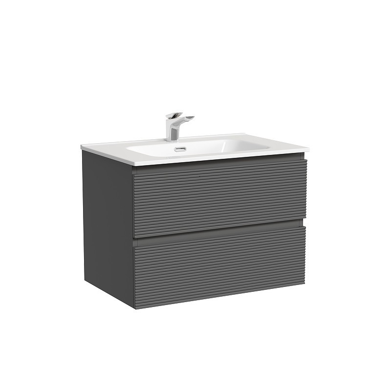 Тумба под раковину Sancos Folk 70 FL70GS подвесная Grey soft