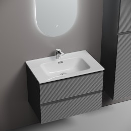 Тумба под раковину Sancos Folk 70 FL70GS подвесная Grey soft