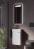 Тумба под раковину Sancos Mini 37 L MN35WL подвесная Белый глянец