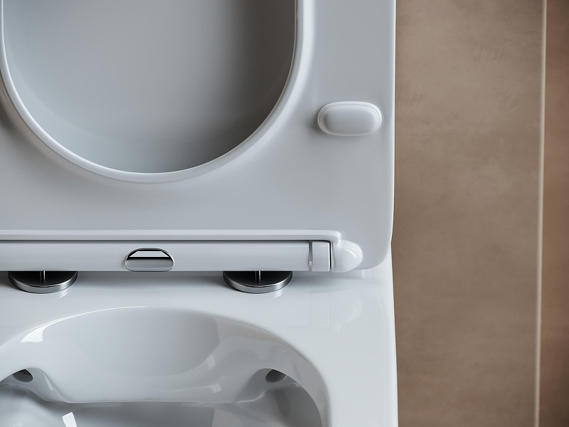 Унитаз-компакт Ceramicanova Fortuna CN9001-B цвет Белый без бачка с сиденьем Микролифт