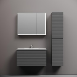 Тумба под раковину Sancos Folk 90 FL90GS подвесная Grey soft
