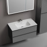 Тумба под раковину Sancos Folk 90 FL90GS подвесная Grey soft