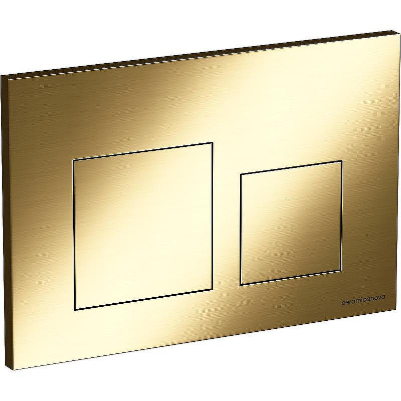 Клавиша смыва Ceramicanova Balance Square CN12-002BG Брашированное золото
