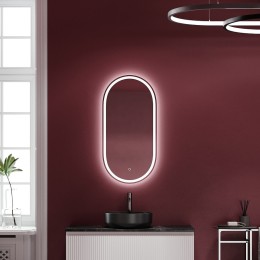 Зеркало Sancos Oval 45 OV45F с подсветкой