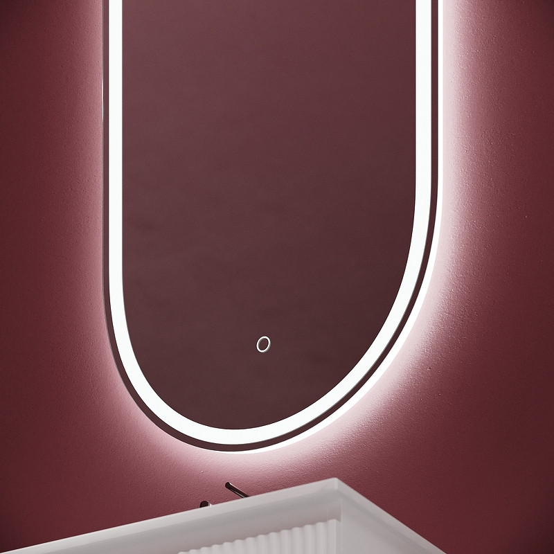 Зеркало Sancos Oval 45 OV45F с подсветкой
