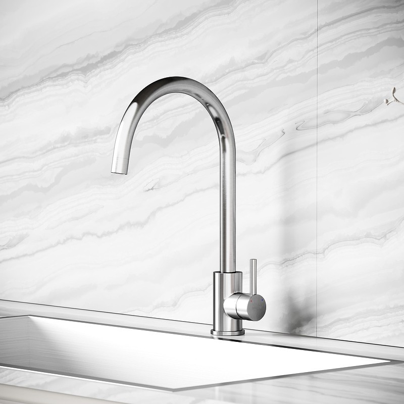 Смеситель для кухни Sancos Stainless SC12001SS цвет Нержавеющая сталь