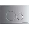 Комплект унитаза с инсталляцией Ceramicanova Play CN3001_1001M_1000 с сиденьем Микролифт и клавишей смыва Хром матовый