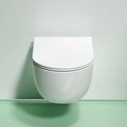 Унитаз Ceramicanova Modena Rimless CN6063MW подвесной Белый матовый с сиденьем Микролифт