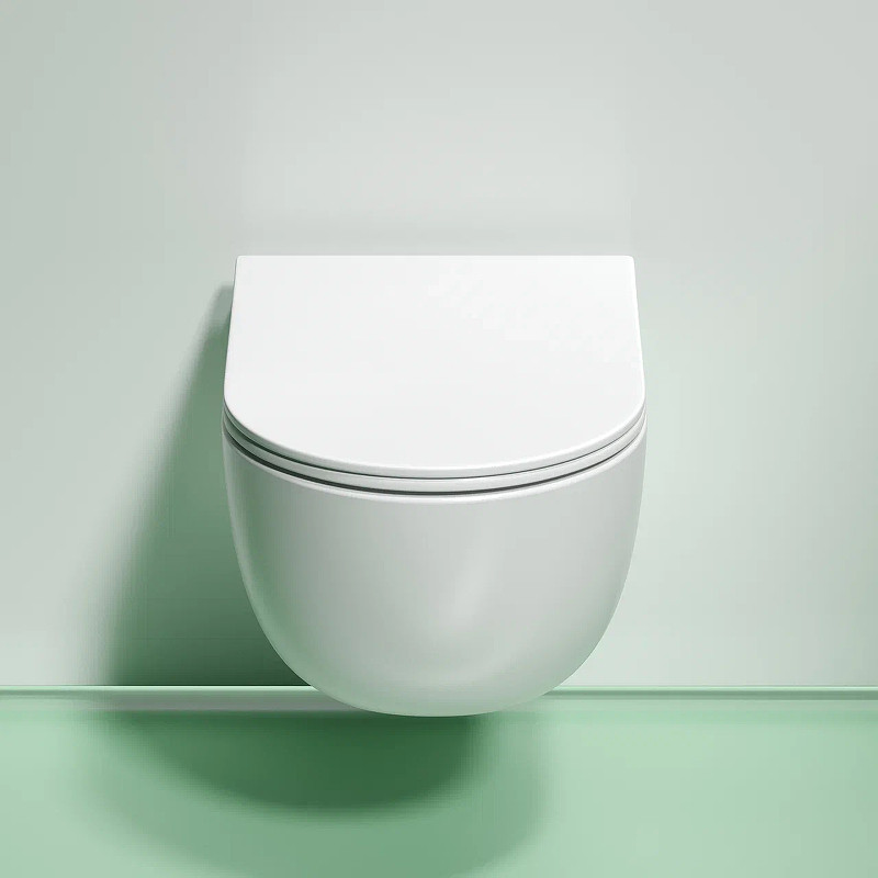 Унитаз Ceramicanova Modena Rimless CN6063MW подвесной Белый матовый с сиденьем Микролифт