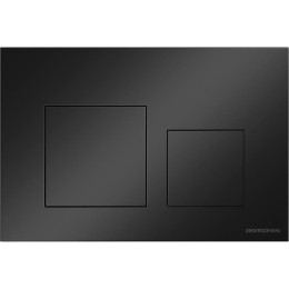 Клавиша смыва Ceramicanova Balance Square CN12-002MB Черная матовая