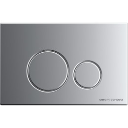 Комплект унитаза с инсталляцией Ceramicanova Metric CN3007_1001M_1000 с сиденьем Микролифт и клавишей смыва Хром матовый