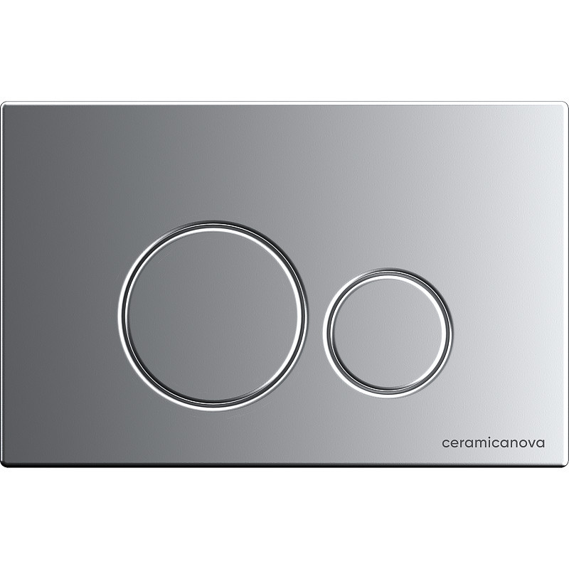 Комплект унитаза с инсталляцией Ceramicanova Metric CN3007_1001M_1000 с сиденьем Микролифт и клавишей смыва Хром матовый