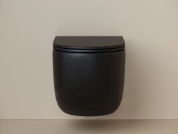 Унитаз Ceramicanova UP Rimless CN4007MB подвесной Черный матовый с сиденьем Микролифт
