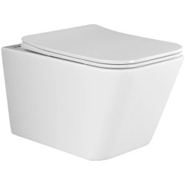 Комплект унитаза с инсталляцией Ceramicanova Metric CN3007_1002M_1000 с сиденьем Микролифт и клавишей смыва Хром матовый