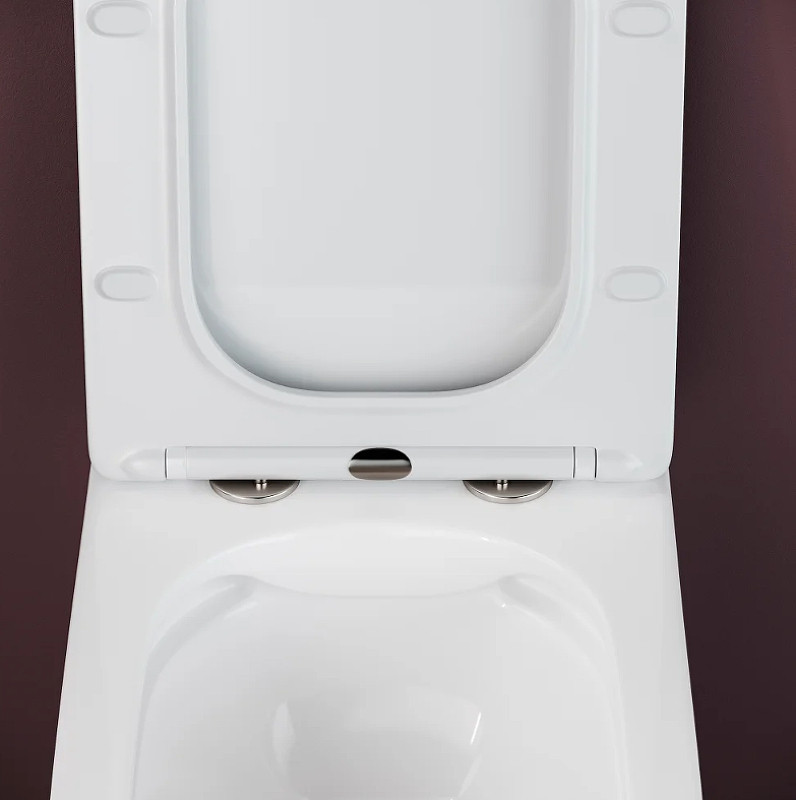 Комплект унитаза с инсталляцией Ceramicanova Metric CN3007_1002M_1000 с сиденьем Микролифт и клавишей смыва Хром матовый