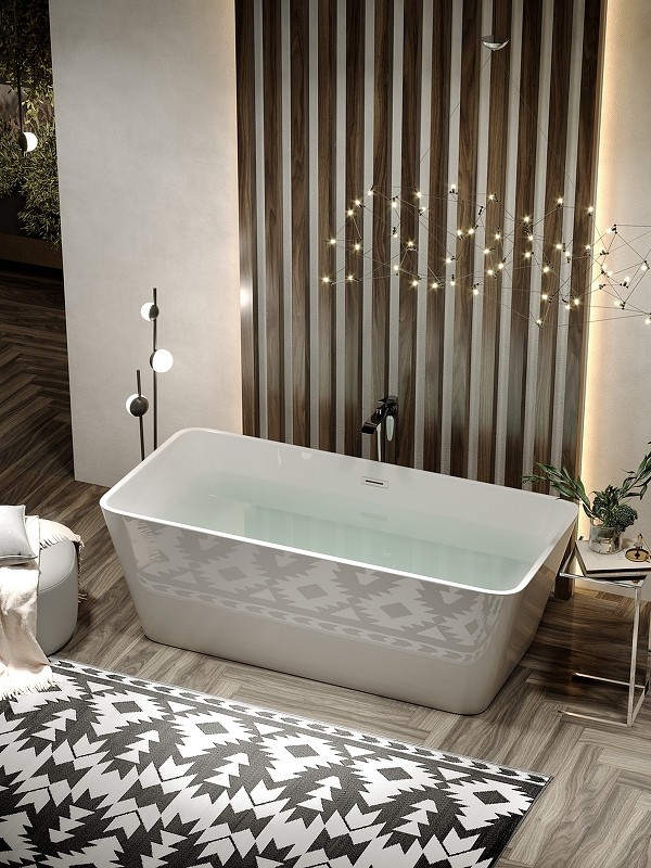Акриловая ванна Sancos Dama 170x80 FB05 без гидромассажа