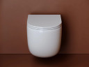 Унитаз Ceramicanova UP Rimless CN4007 подвесной Белый с сиденьем Микролифт