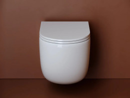 Унитаз Ceramicanova UP Rimless CN4007 подвесной Белый с сиденьем Микролифт