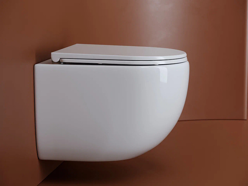 Унитаз Ceramicanova UP Rimless CN4007 подвесной Белый с сиденьем Микролифт
