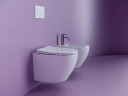 Унитаз Ceramicanova Uno Rimless CN11001 подвесной Белый с сиденьем Микролифт