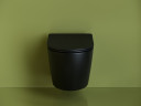 Унитаз Ceramicanova Uno Rimless CN11001MB подвесной Черный матовый с сиденьем Микролифт