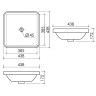 Раковина Ceramicanova Element 44 CN6077 Белая