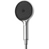 Ручной душ Sancos Nok round SC6001CH-B Хром Черный матовый