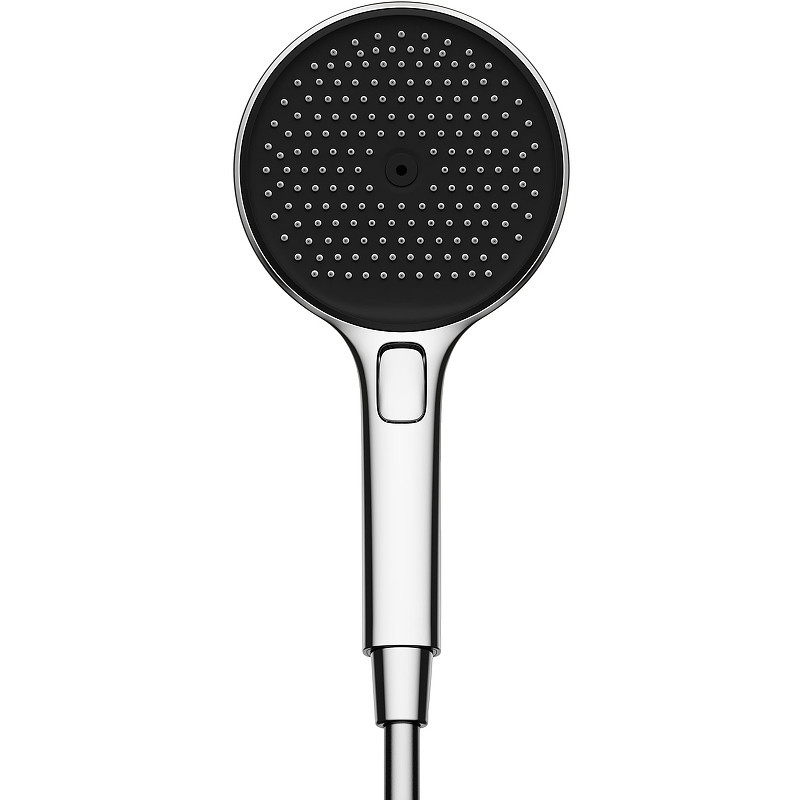 Ручной душ Sancos Nok round SC6001CH-B Хром Черный матовый