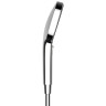 Ручной душ Sancos Nok round SC6001CH-B Хром Черный матовый