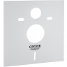 Комплект унитаза Ceramicanova Uno Rimless CN11001 с инсталляцией Grohe Rapid SL 38775001 с сиденьем Микролифт и клавишей смыва Хром