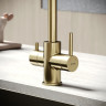 Смеситель для кухни Sancos Vela SC4013BG цвет Золото брашированное
