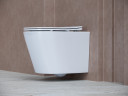 Комплект унитаза с инсталляцией Ceramicanova Balearica CN6000_1001B_1000 с сиденьем Микролифт и Черной матовой клавишей смыва