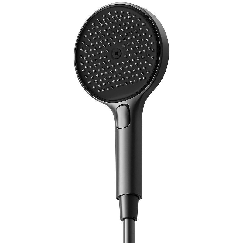 Ручной душ Sancos Nok round SC6001GG Вороненая сталь Черный матовый