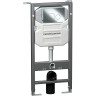 Комплект унитаза с инсталляцией Ceramicanova Balearica CN6000_1001CH_1000 с сиденьем Микролифт и клавишей смыва Хром глянцевый