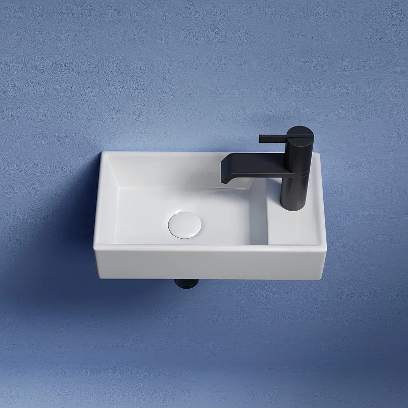 Раковина Ceramicanova Element 41 L CN6051L Белая глянцевая