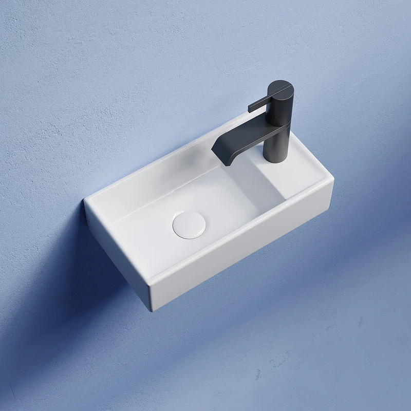 Раковина Ceramicanova Element 41 L CN6051L Белая глянцевая