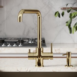 Смеситель для кухни Sancos Vela SC4013ZG цвет Полированное золото