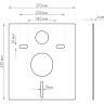 Комплект унитаза Ceramicanova Uno Rimless CN11001 с инсталляцией Berges Atom 410 040340 с сиденьем Микролифт и Черной матовой клавишей смыва