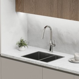 Смеситель для кухни Sancos Grand SC4002BNG Нержавеющая сталь