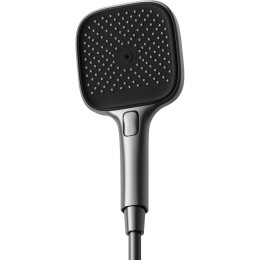 Ручной душ Sancos Nok square SC6002GG Вороненая сталь Черный матовый