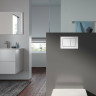 Комплект унитаза Ceramicanova Uno Rimless CN11001 с инсталляцией Tece Base 9400413 с сиденьем Микролифт и Белой клавишей смыва