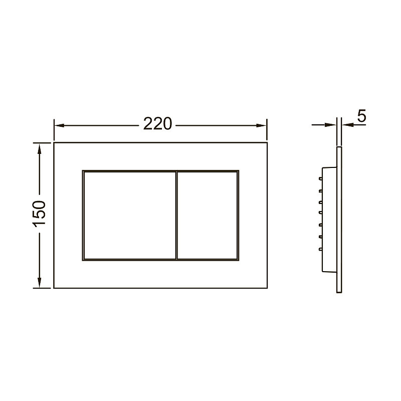 Комплект унитаза Ceramicanova Uno Rimless CN11001 с инсталляцией Tece Base 9400413 с сиденьем Микролифт и Белой клавишей смыва