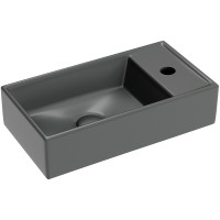 Раковина Ceramicanova Element 41 L CN6051LMDH Темный антрацит матовый