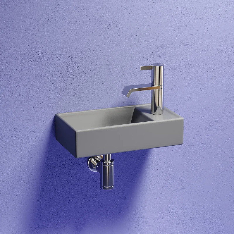 Раковина Ceramicanova Element 41 L CN6051LMH Антрацит матовый