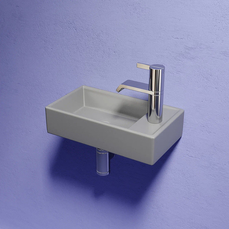 Раковина Ceramicanova Element 41 L CN6051LMH Антрацит матовый