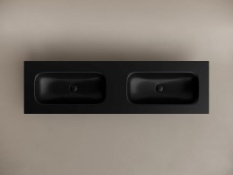 Раковина Ceramicanova Grace 160 CN7023MBwx двойная Черная матовая