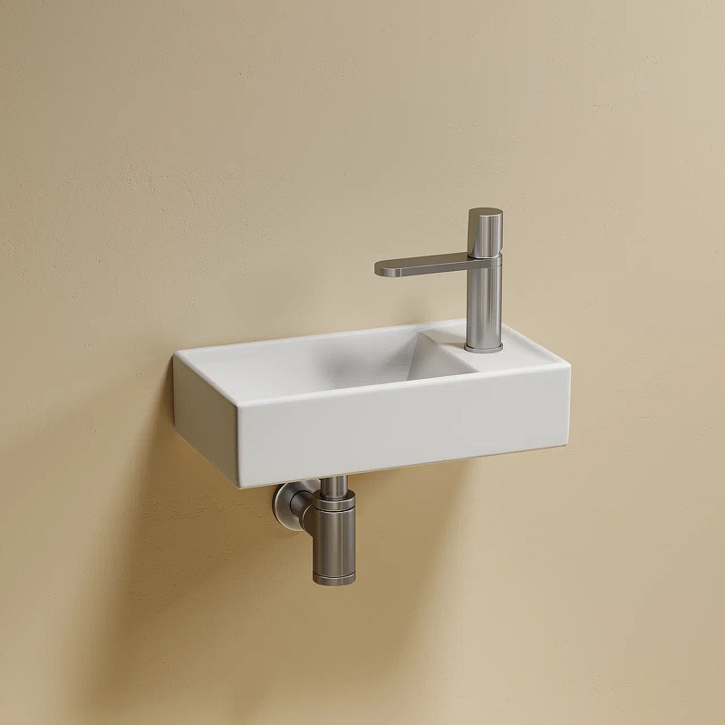 Раковина Ceramicanova Element 41 L CN6051LMW Белая матовая