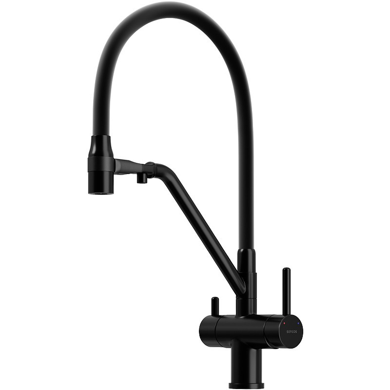 Смеситель для кухни Sancos Dora SC4003MB черный матовый